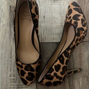 NIB INC International Concepts Leopard Print Women's Heels 7